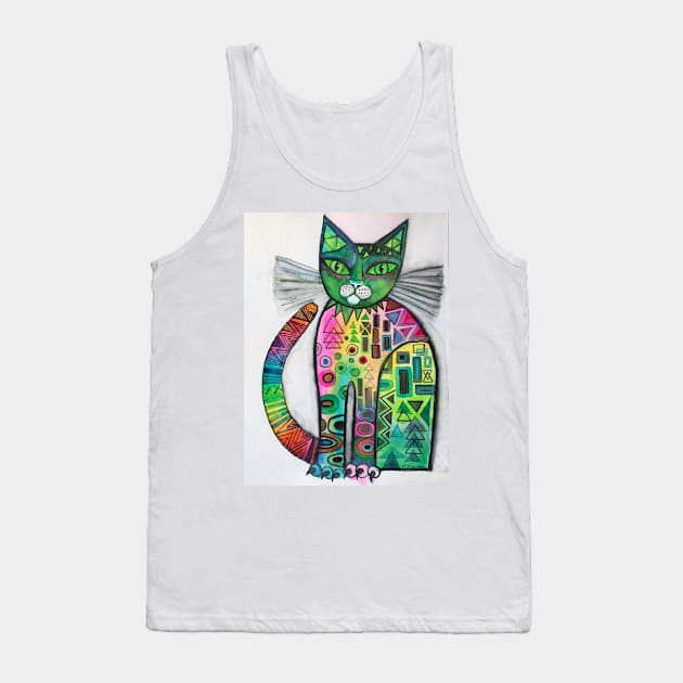 Cat’s Meow Tank Top by karincharlotte